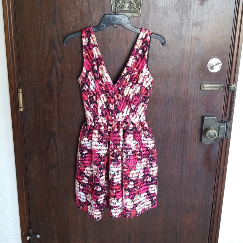 Saks Fifth Avenue RED Printed Dress